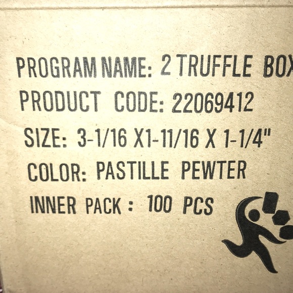 100 New Small Party Favor/ Truffle Boxes - Picture 6 of 7